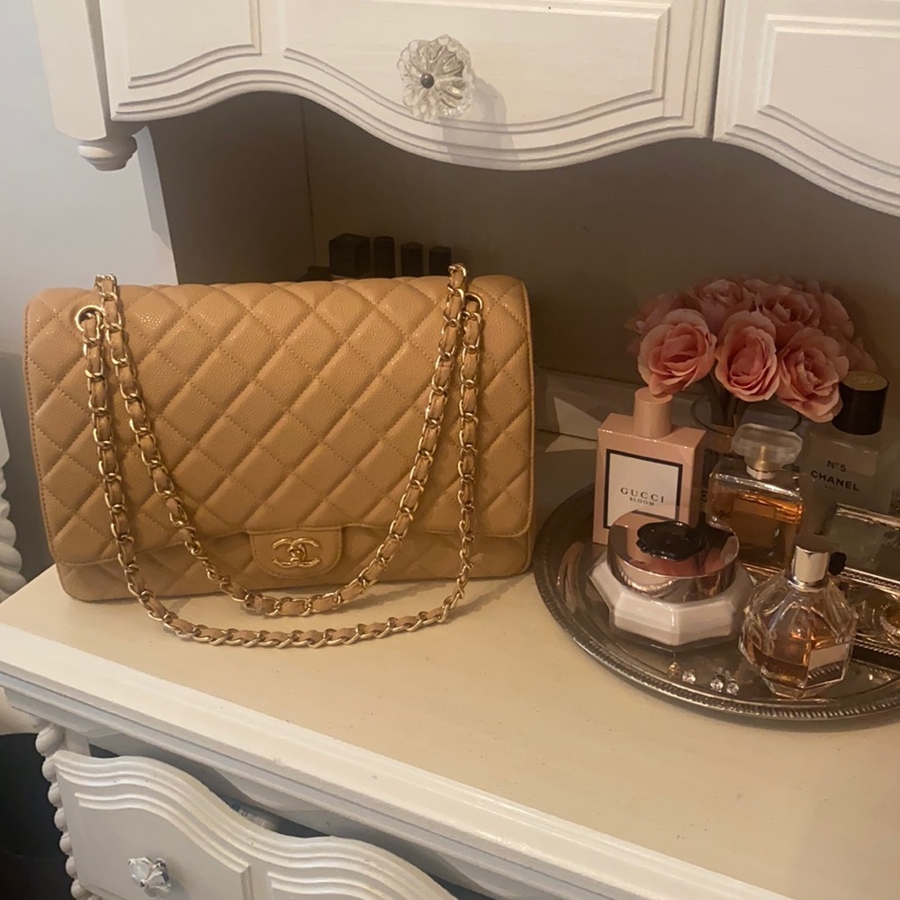 Quilted Flap Handbag